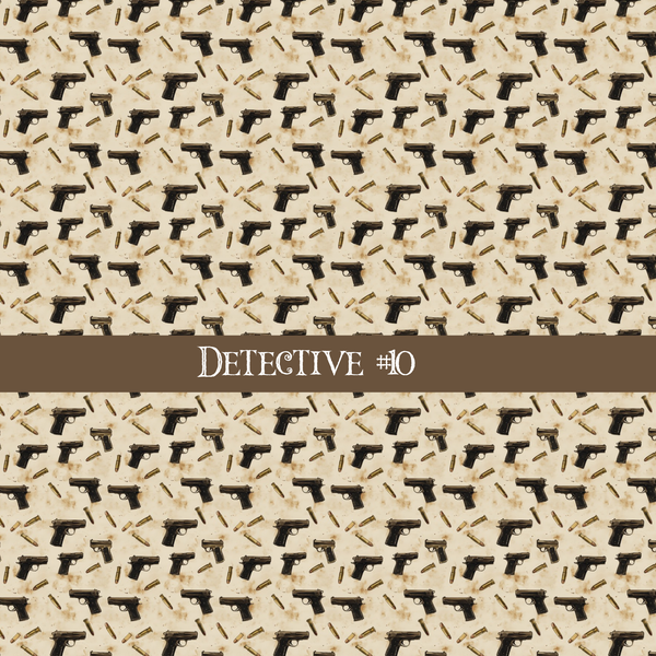 Detective - vinyl sheets 10 (Patterns to choose from)