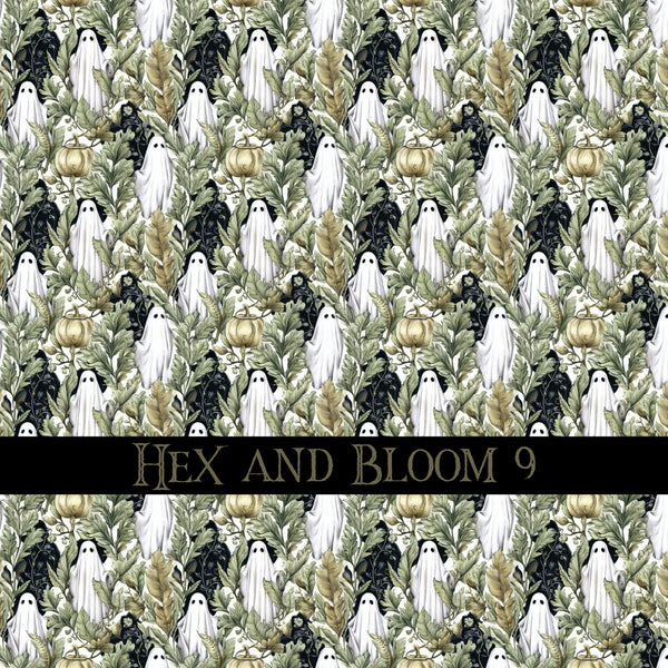 Hex and Bloom Vinyl collection- 12x12 vinyl sheets-16 designs available