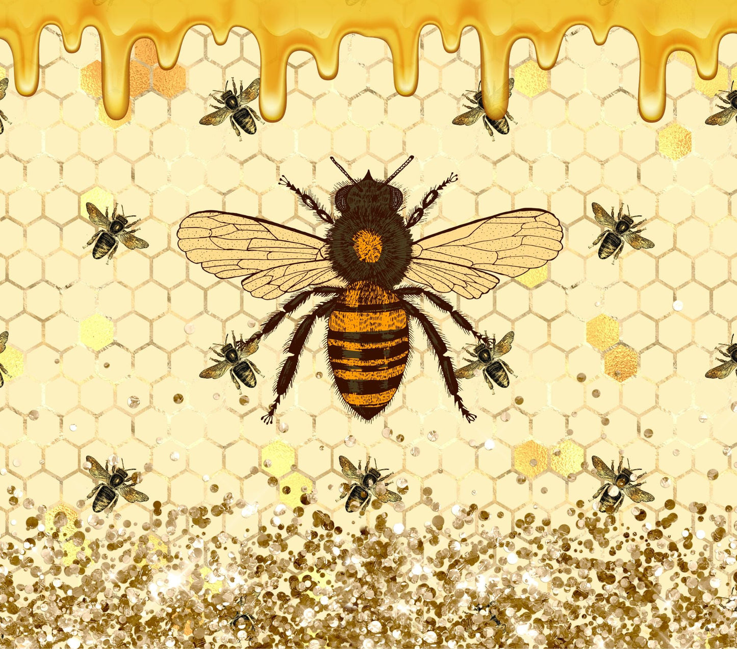 Bee - Adhesive Vinyl Wrap- 14 Design Options