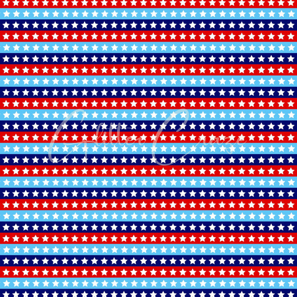 4th of July - Adhesive Vinyl 12x12 sheets - 30 patterns