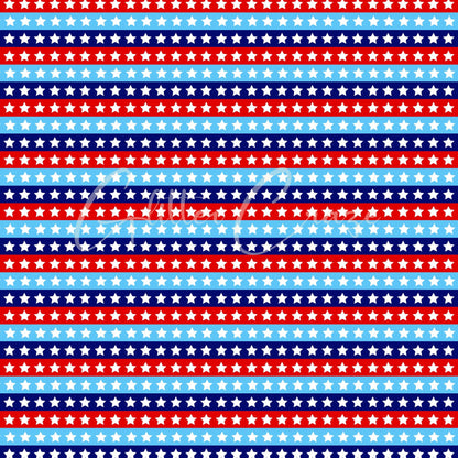 4th of July - Adhesive Vinyl 12x12 sheets - 30 patterns