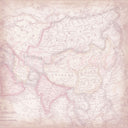 Vintage map - Adhesive Vinyl 12x12 Sheet - 12 Designs
