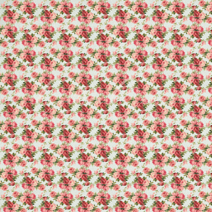 Vintage Pink Floral Collection - Adhesive Vinyl 12x12 Sheet - 12 Designs