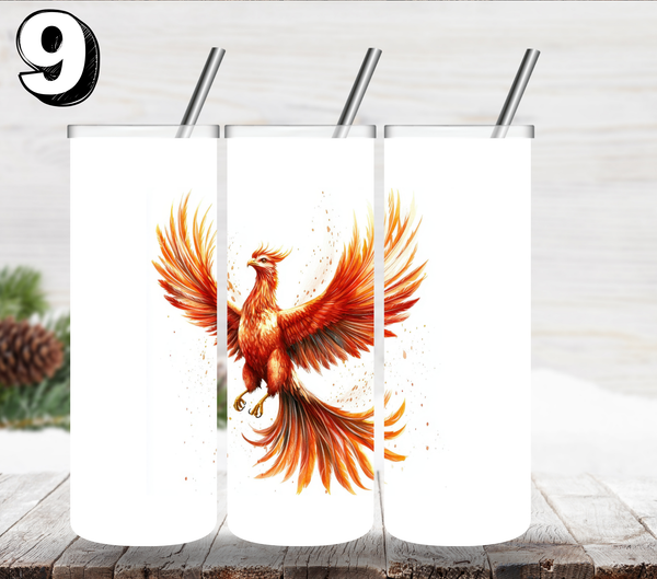 Fire of a Phoenix UV DTF Decal