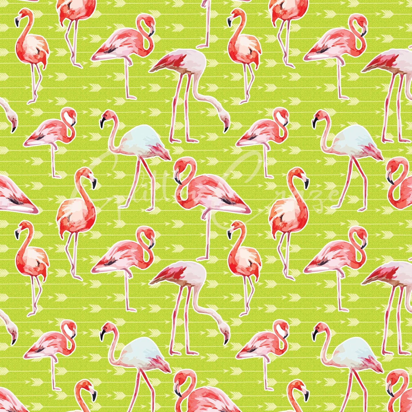 Fancy Flamingos - Adhesive Vinyl 12x12 Sheets- 14 Design Options