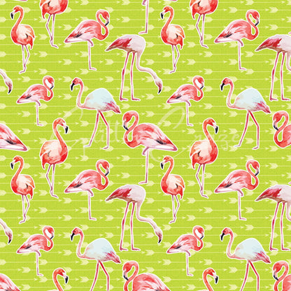 Fancy Flamingos - Adhesive Vinyl 12x12 Sheets- 14 Design Options