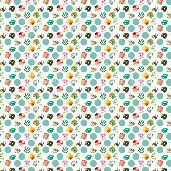 Tropical Summer - Adhesive Vinyl Sheets - 14 Design Options