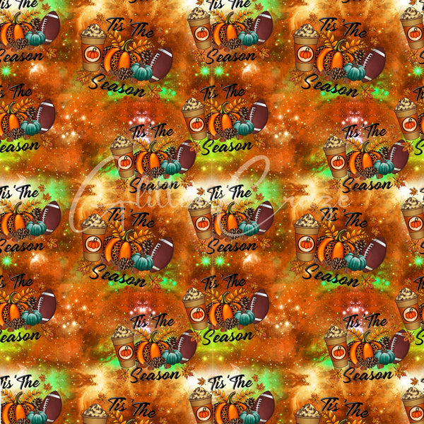 Fall & Football - Adhesive Vinyl 12x12 Sheets - 5 Designs