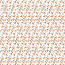 Vintage Peach Floral Collection - Adhesive Vinyl 12x12 Sheet - 12 Designs available