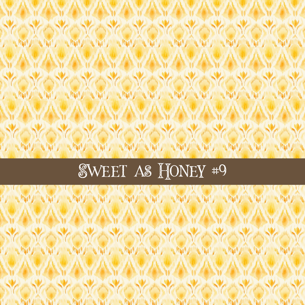 Sweet as Honey - vinyl sheets 10 (Patterns to choose from)