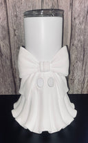 Ghost with bow - Tumbler Sleeve