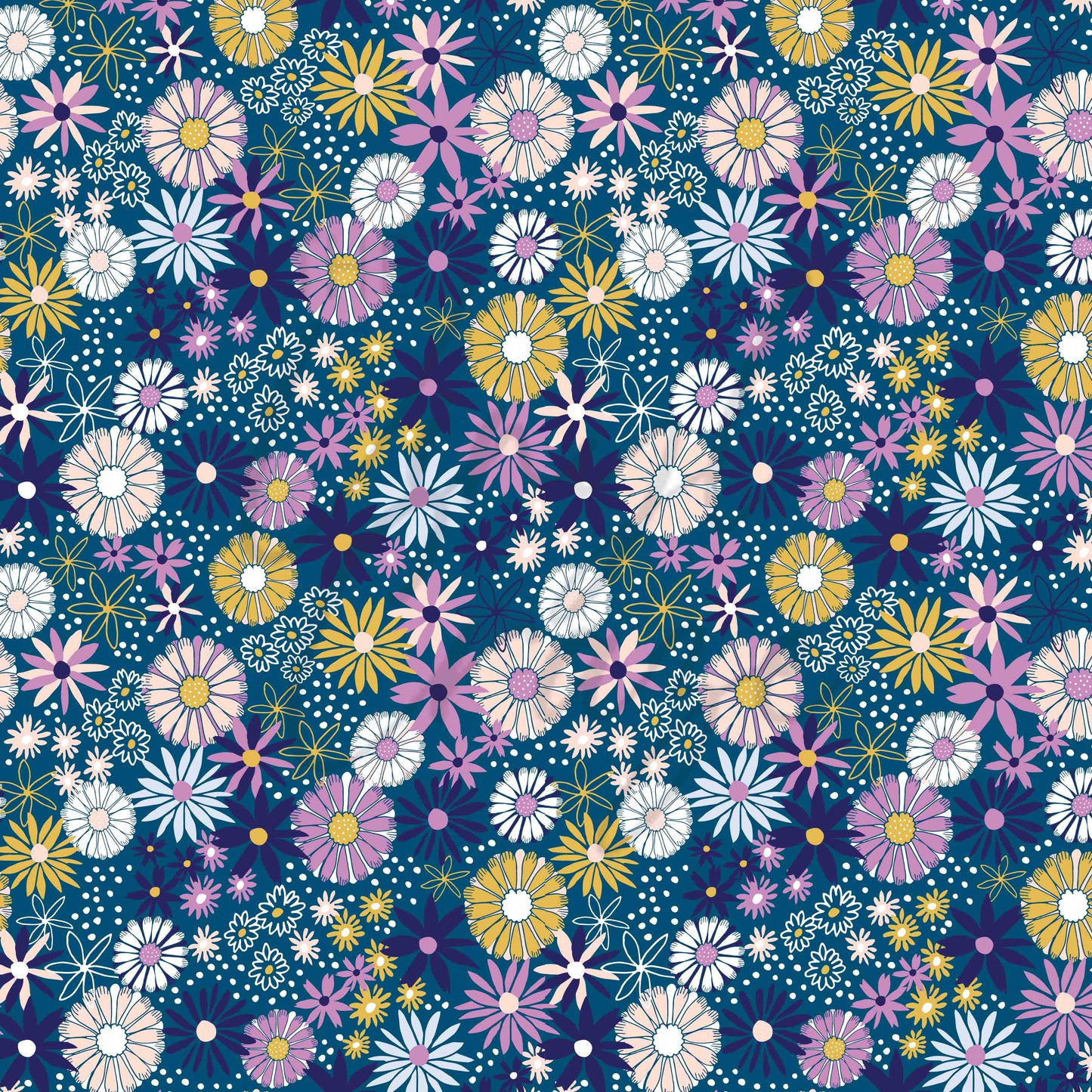 A Field of Flowers - Adhesive Vinyl Sheets