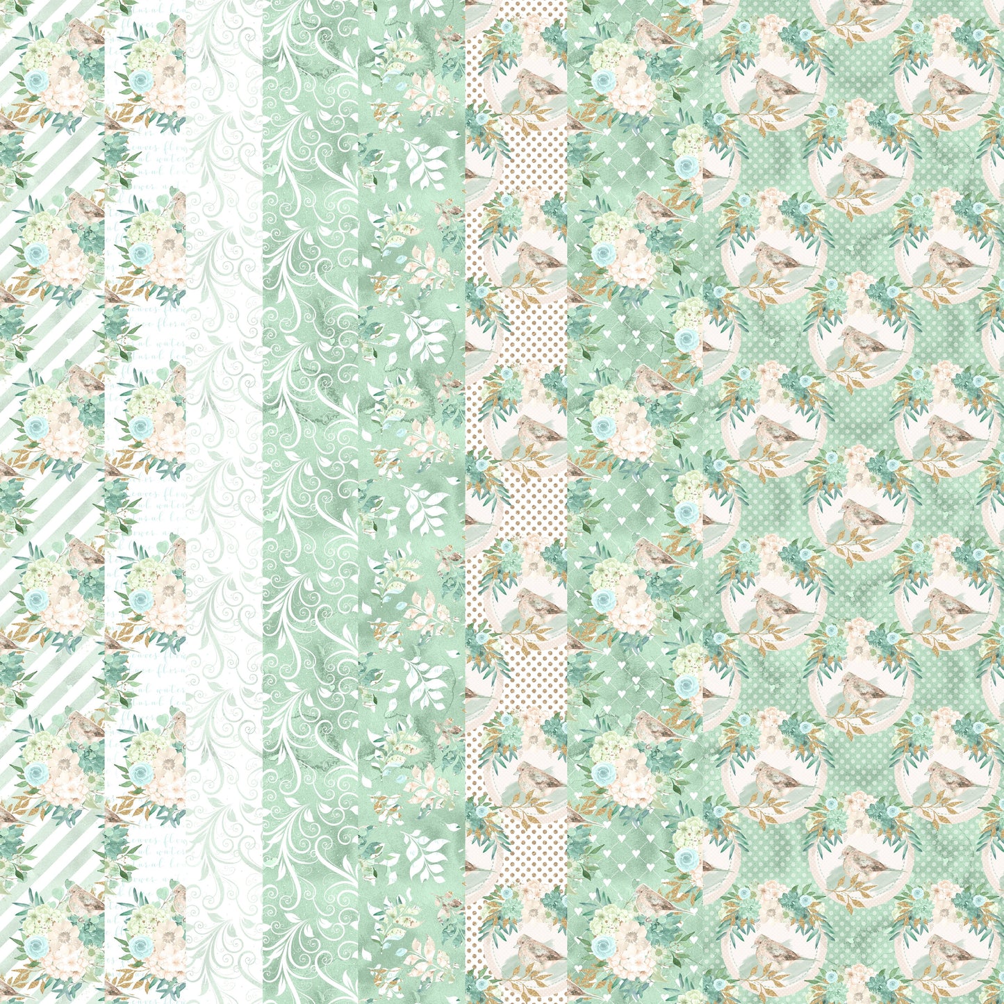 Mint Dreams - Adhesive Vinyl Sheets