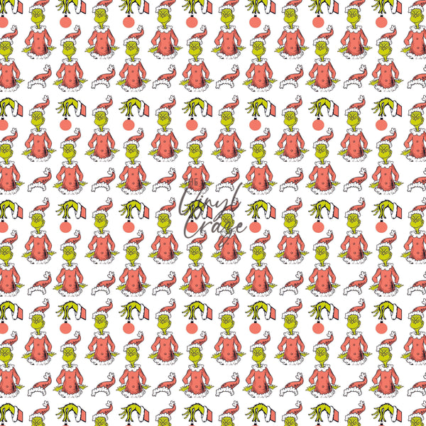 A Very Grinchy Christmas - Adhesive Vinyl 12x12 Sheet