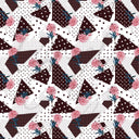 Abstract Dots and Floral - Adhesive Vinyl Sheets
