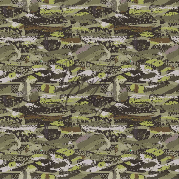 Abstract Camo - Adhesive Vinyl Sheets