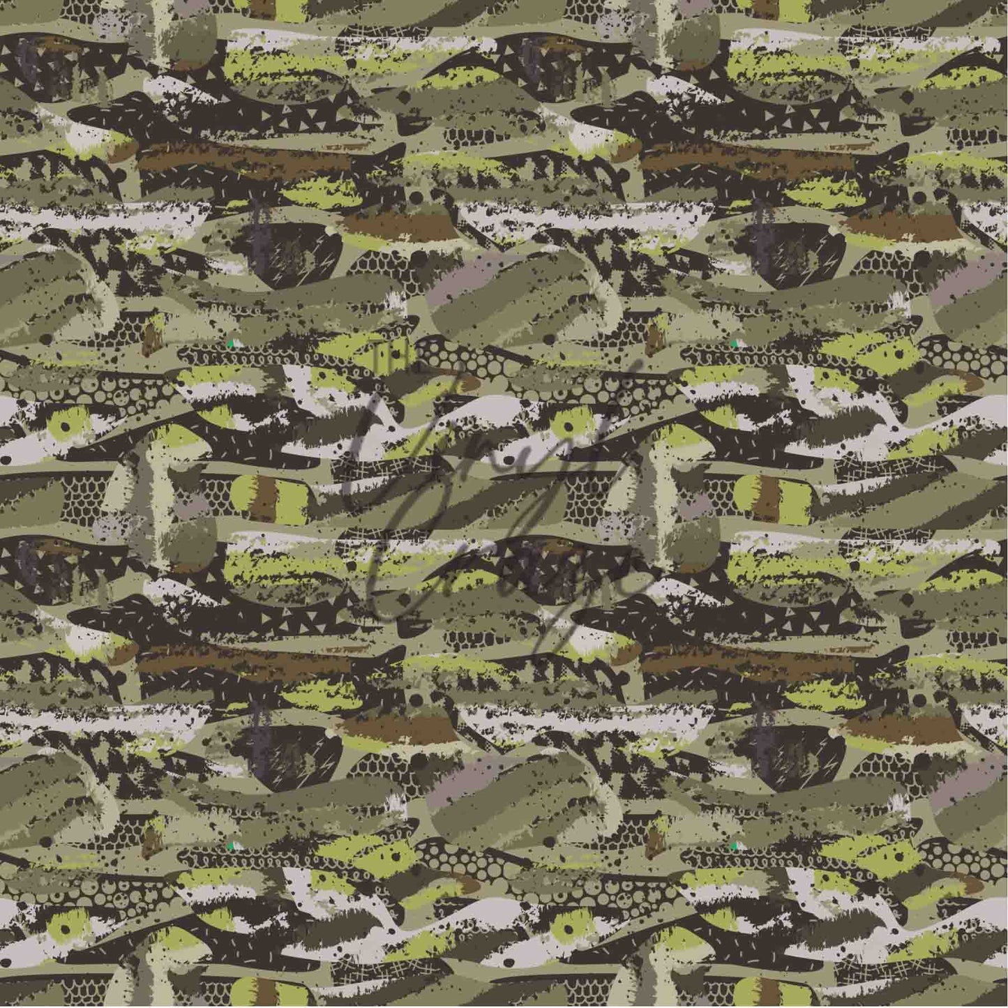 Abstract Camo - Adhesive Vinyl