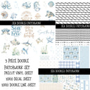 Sea Doodles Patchwork Set