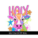 Holy Cow UV DTF Decal