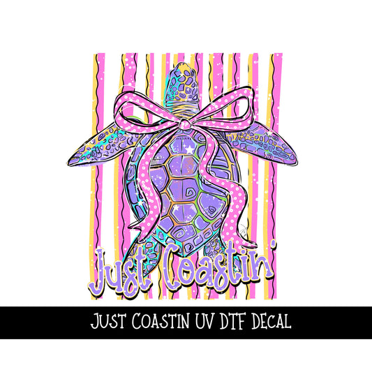 Just Coastin UV DTF Decal