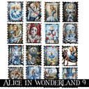 Alice in Wonderland UV DTF Decal Sheets 10 sheet designs