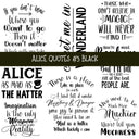 Alice Quotes #3 UV DTF Decal sheets 5 Color Options  available