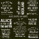 Alice Quotes #3 UV DTF Decal sheets 5 Color Options  available