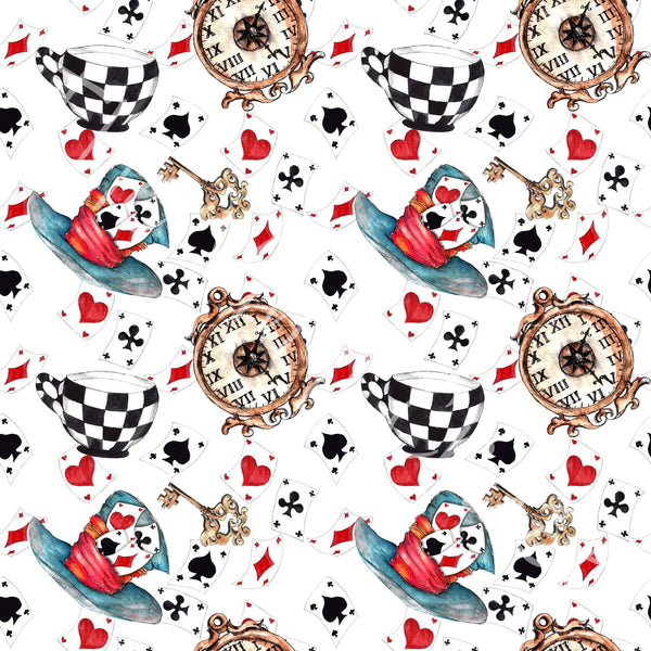 Alice in the W - Adhesive Vinyl Sheets - 10 Design Options