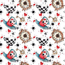 Alice in the W - Adhesive Vinyl Sheets - 10 Design Options