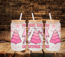 Rocking Around the Christmas Tree - UV DTF 16oz Libbey wrap
