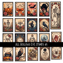 All Hollows Eve Stamps  - UV DTF Decal sheet 2 varriants