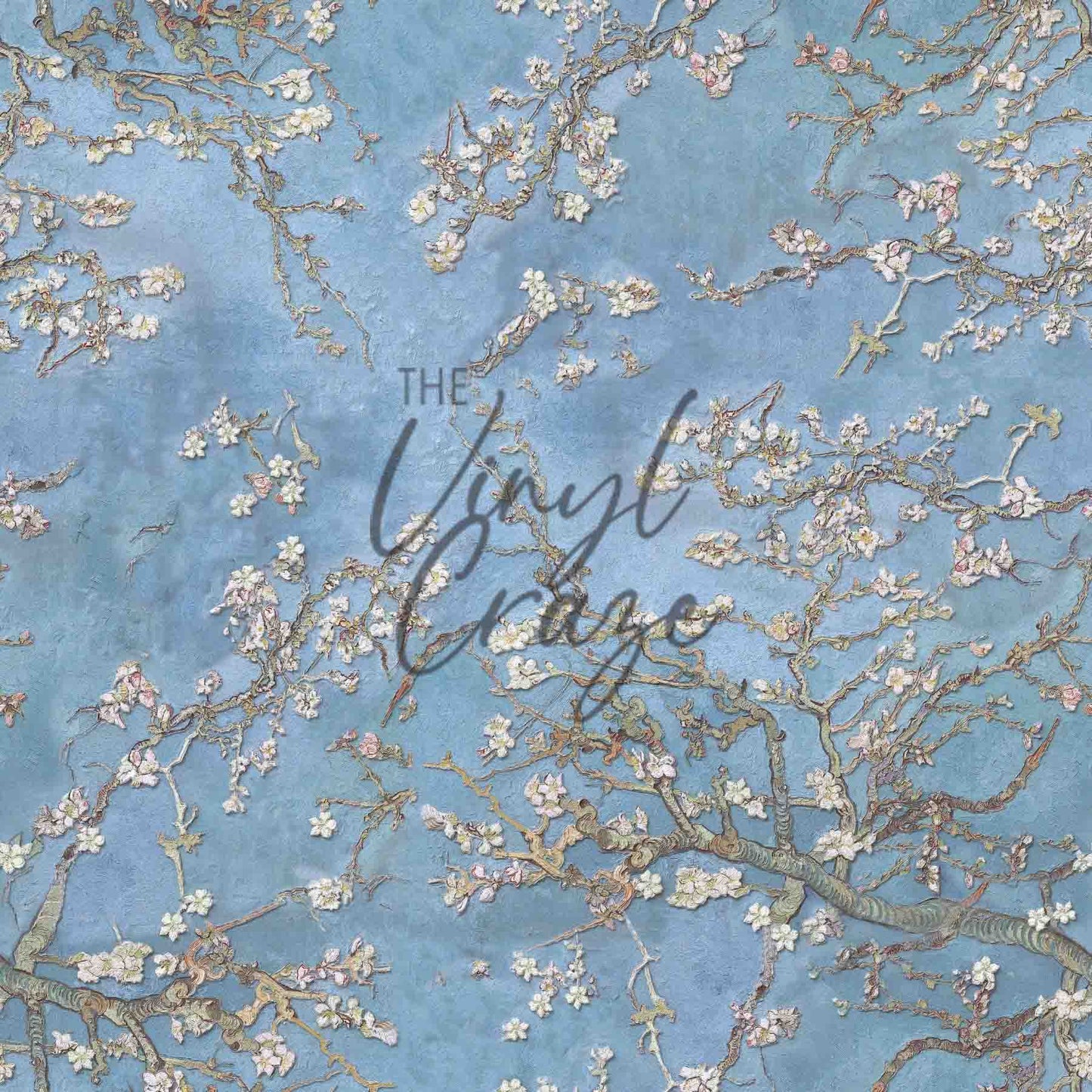 Almond Blossoms - Adhesive Vinyl 12x12 sheet