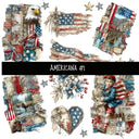 American UV DTF Decal sheets 5 design sheets available