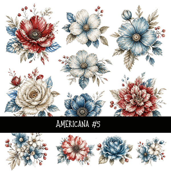 American UV DTF Decal sheets 5 design sheets available