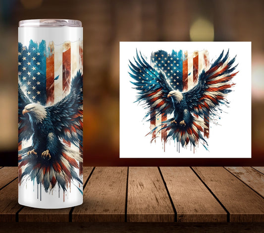 American eagle - UV DTF Decal