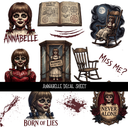 Annabelle  - UV DTF Decal sheet