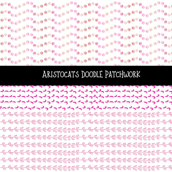 Aristocats Doodle Patchwork Set
