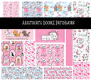 Aristocats Doodle Patchwork Set