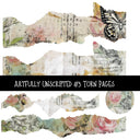 Artfully Unscripted Torn Pages Decal sheets 4 designs available
