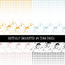 Artfully Unscripted Torn Pages Decal sheets 4 designs available