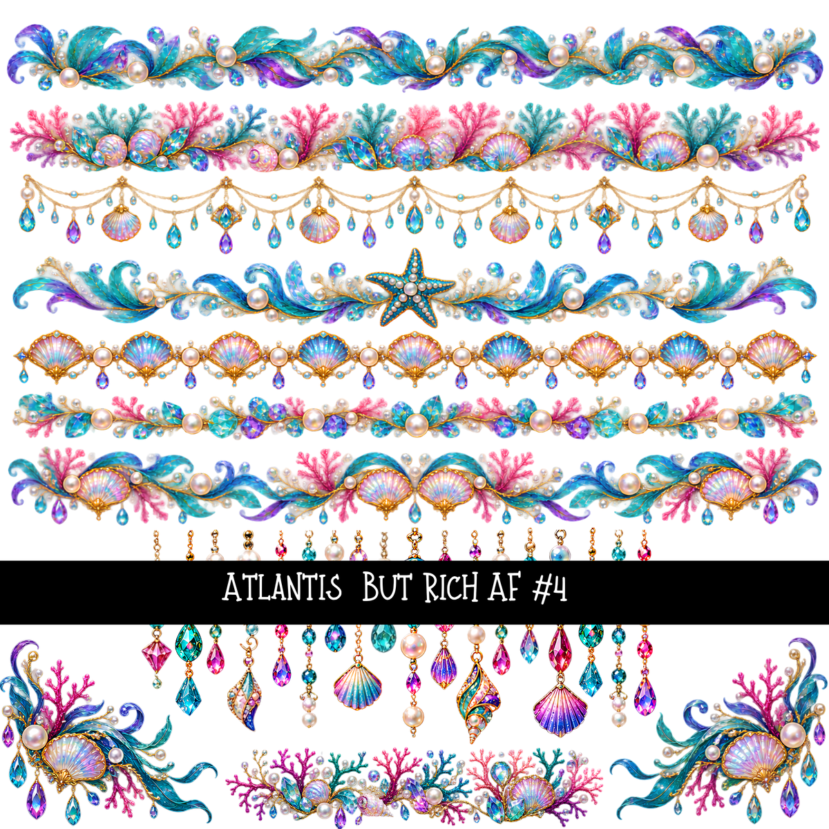 Atlantis but rich af  - UV DTF Decal sheets