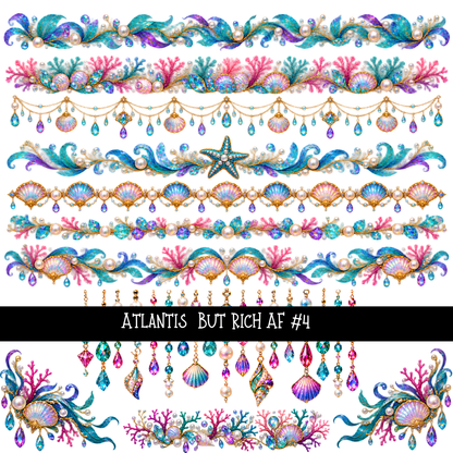 Atlantis but rich af  - UV DTF Decal sheets