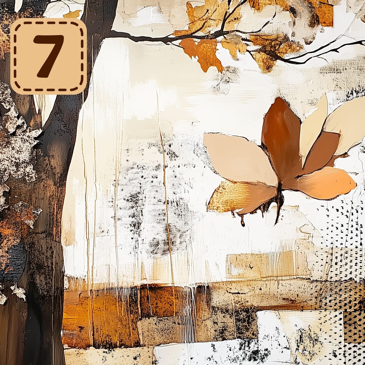 Autumn Mixed Media collection- 2 sizes vinyl sheets-18 designs available