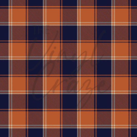 Autumnal Plaid - Adhesive Vinyl Sheets