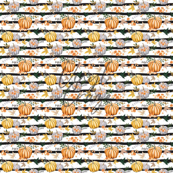 Autumn On Stripes - Adhesive Vinyl Sheets