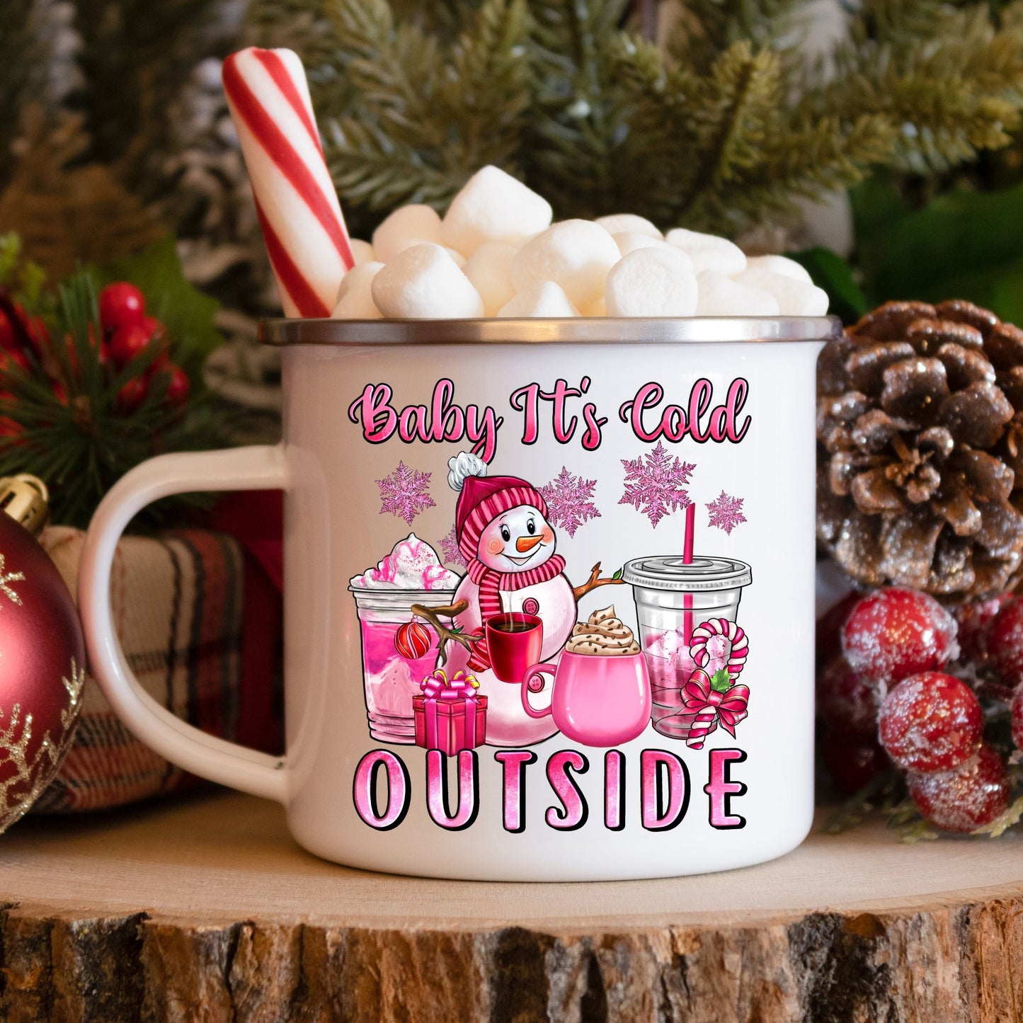 Baby it's cold outside - UV DTF Decal