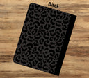 Dance Mode Black Leopard vinyl composition notebook wra