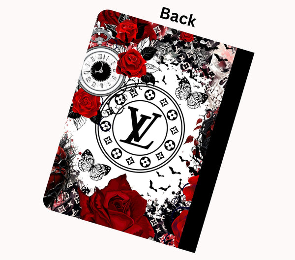 Bougie Gothic floral vinyl composition notebook wrap