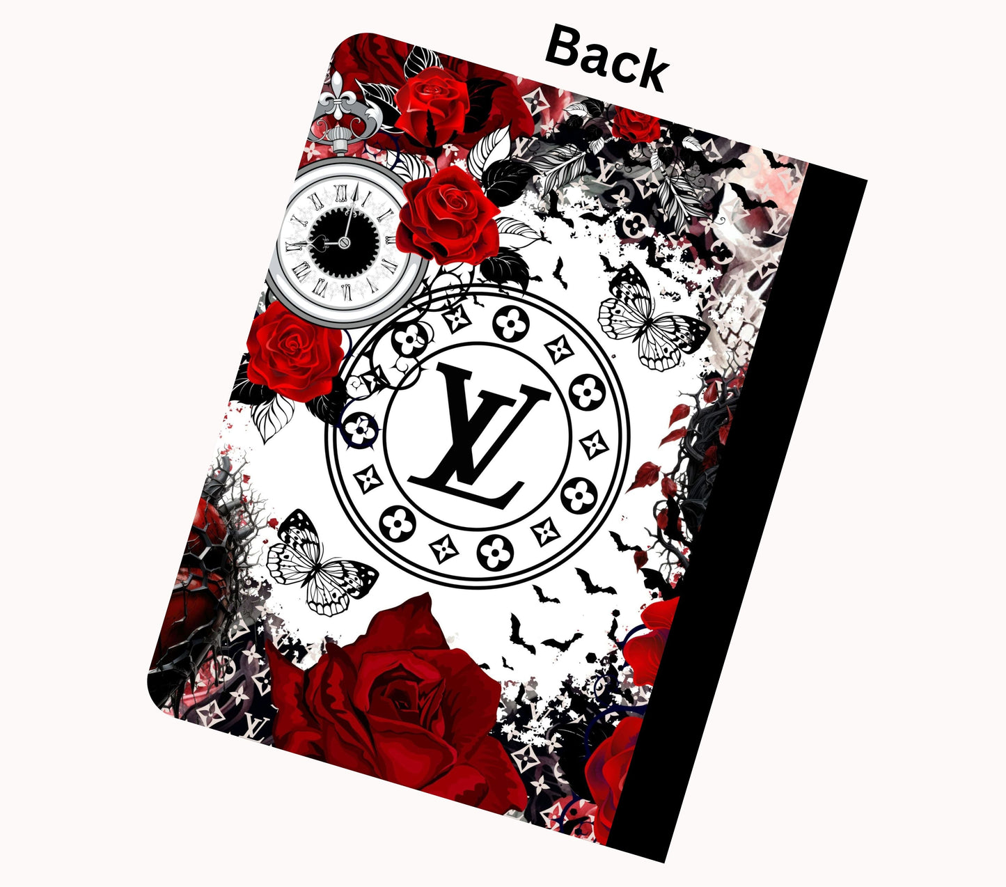 Bougie Gothic floral vinyl composition notebook wrap