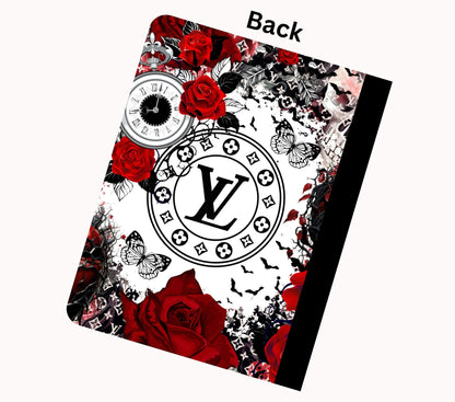 Bougie Gothic floral vinyl composition notebook wrap